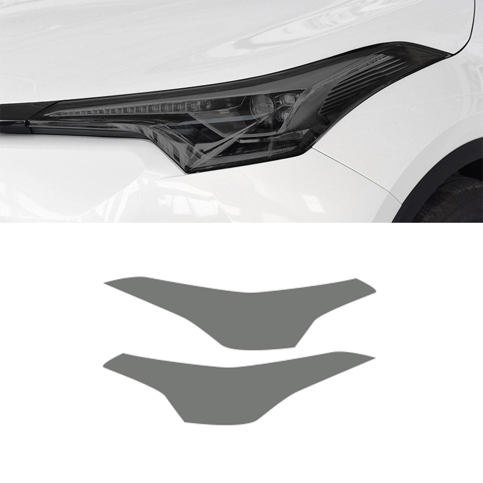 Amazon.co.jp: OGAUY スモークブラック TPU ヘッドライト保護フィルム